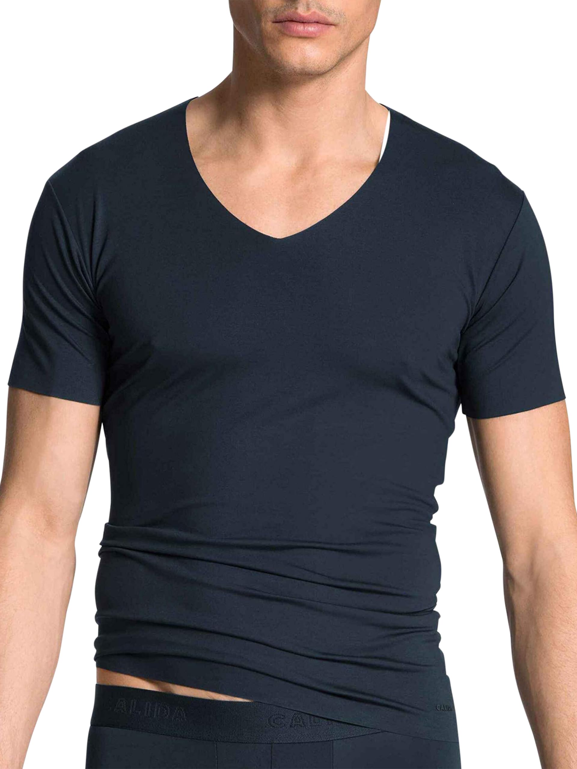 calida-clean-line-t-shirt-herren-wei-gr-50-baumwolle image 7