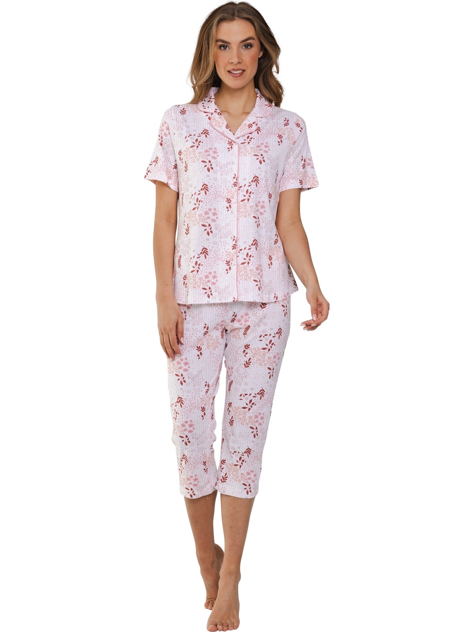 pastunette-coral-breeze-pyjama-wei-rosa-durchgekn-pft-baumwolle image 2