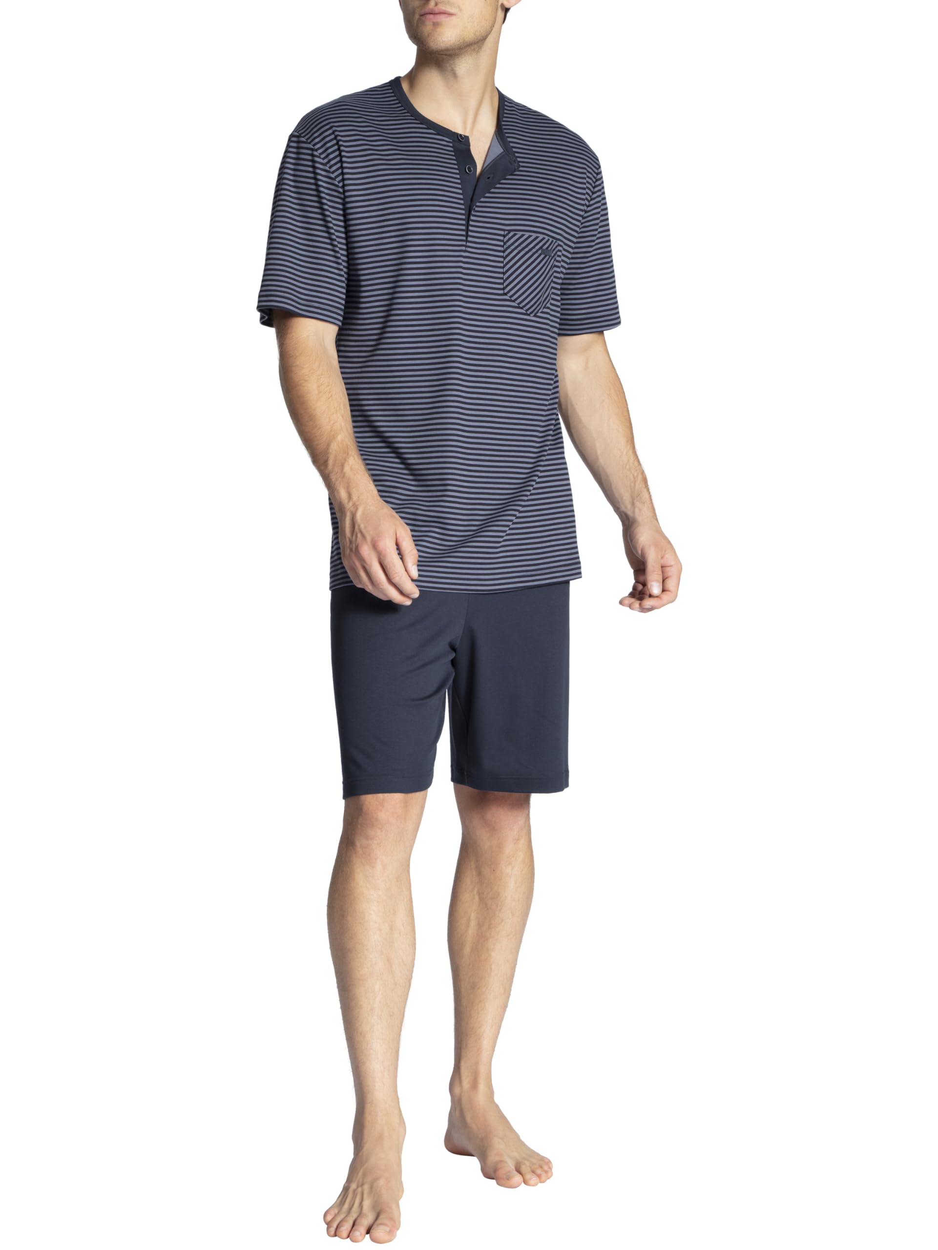 calida-relax-streamline-kurz-pyjama-herren-dark-sapphire-baumwolle image 1