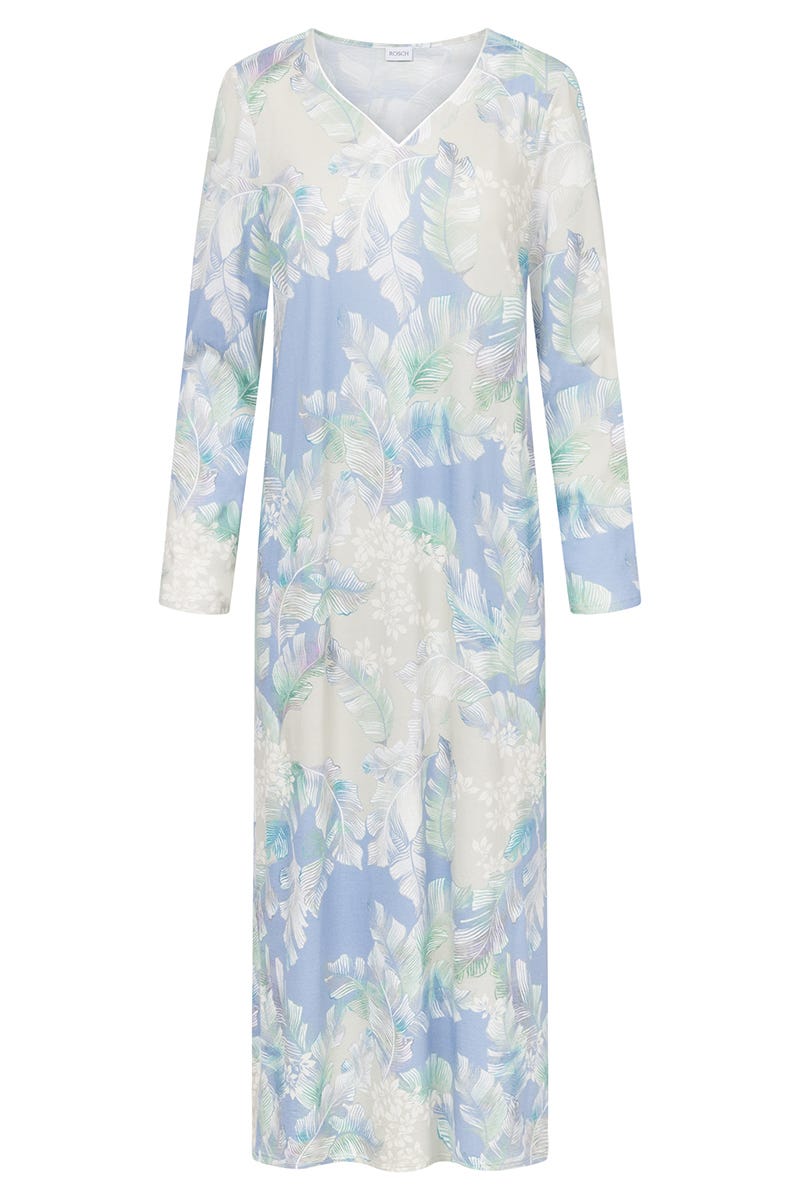 r-sch-be-happy-nachthemd-maxi-blau-langarm-125-cm image 2