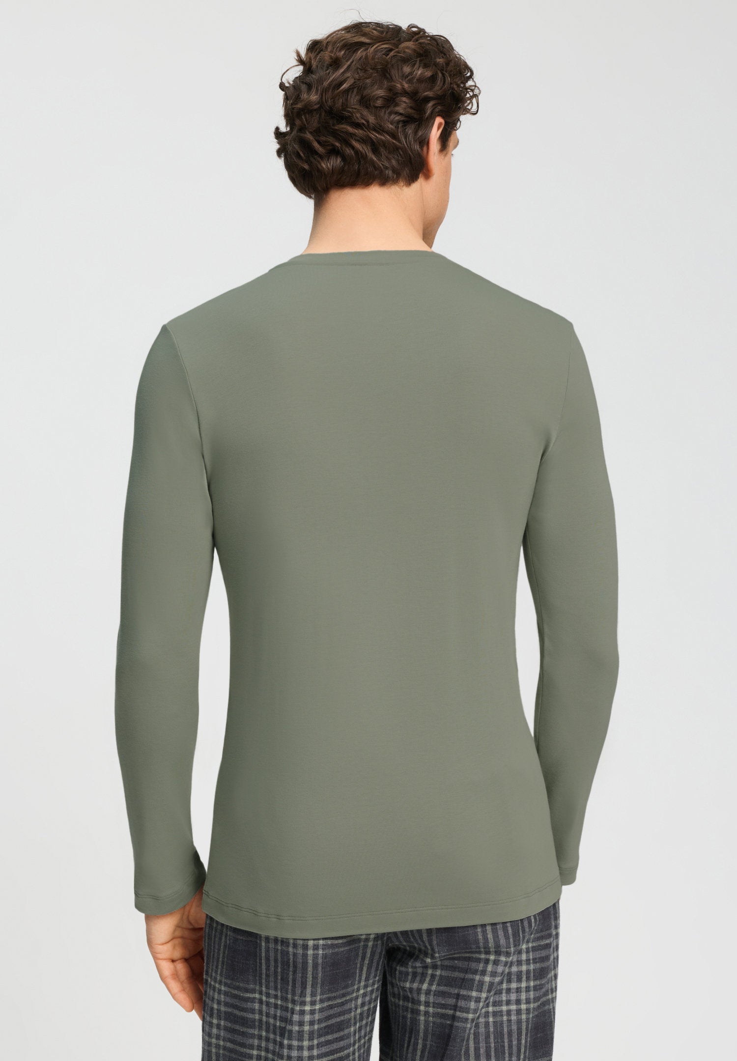 hanro-cozy-comfort-henley-shirt-langarm-shadow-baumwolle image 4