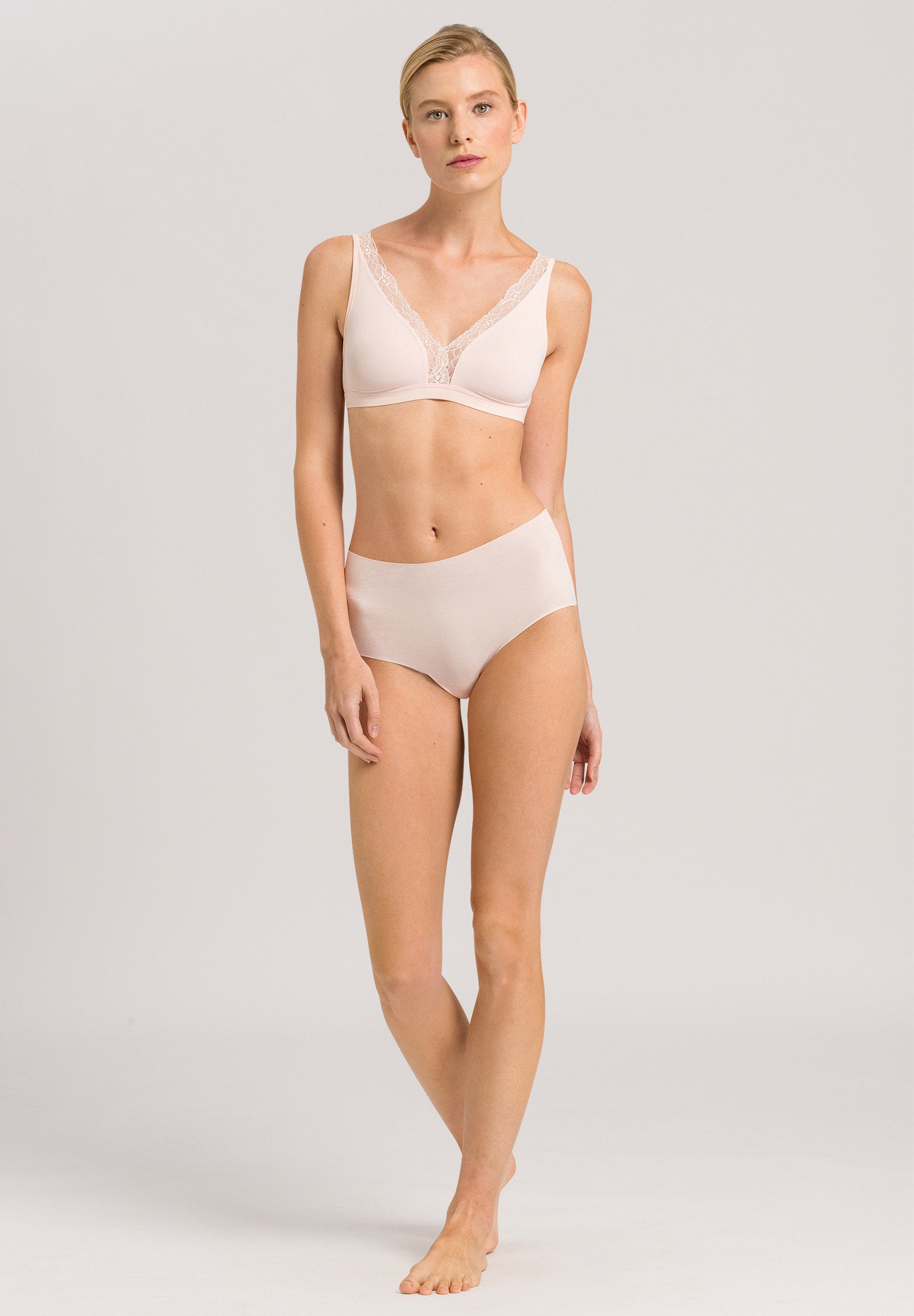 hanro-invisible-cotton-maxi-slip-powder-nahtlos-baumwolle image 5