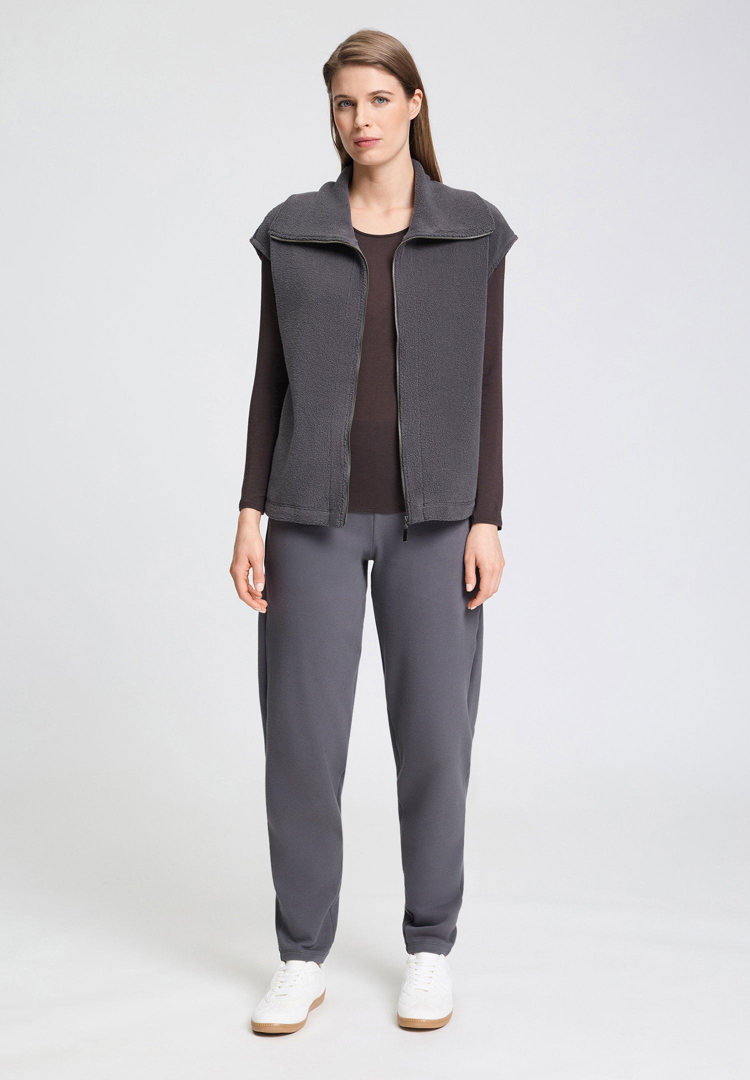 hanro-easy-wear-teddy-weste-rei-verschluss-boulevard-baumwolle image 5