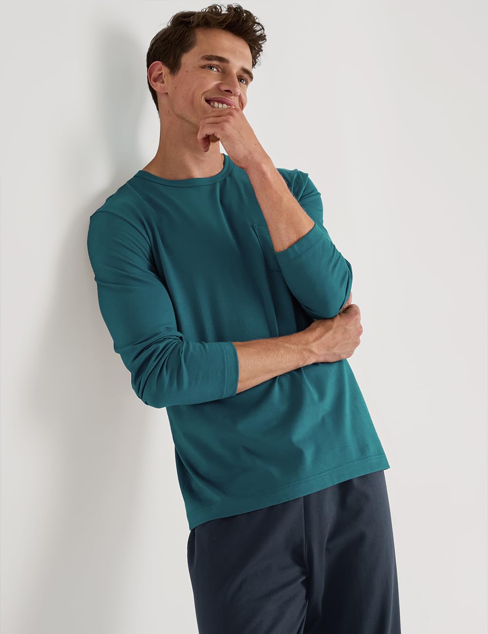 calida-relax-essentials-pyjamaset-herren-bio-baumwolle-lang image 3