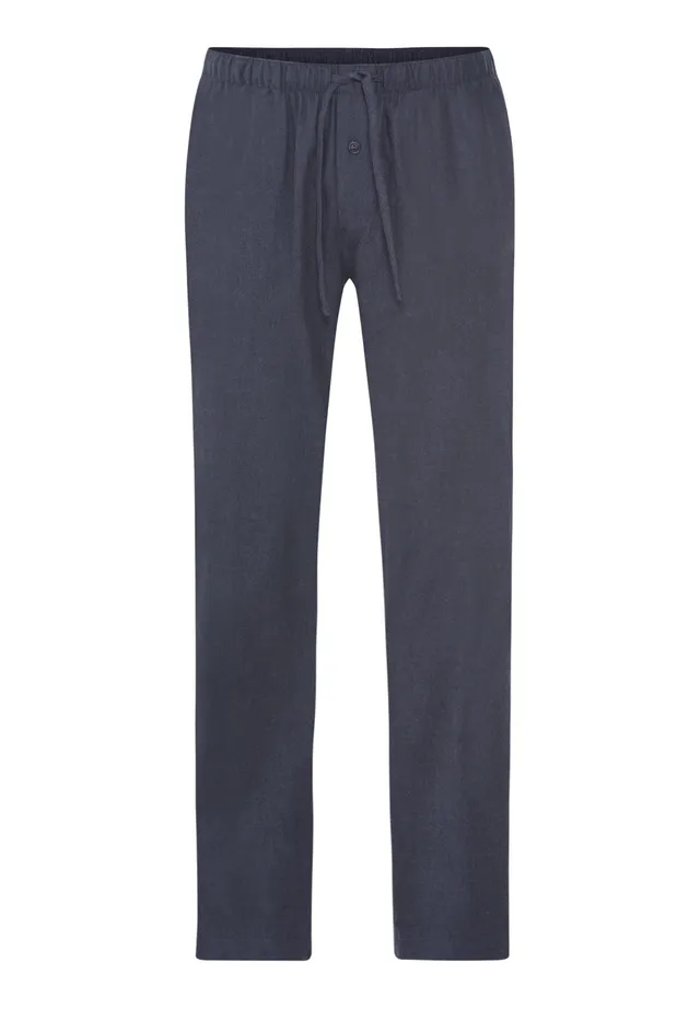 hanro-cozy-comfort-lange-hose-stormy-flannell-flanell image 1