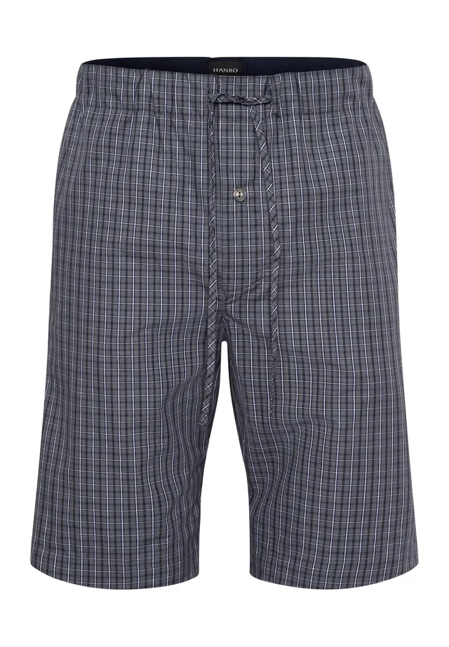 hanro-night-and-day-shorts-herren-baumwolle-casual-check image 1