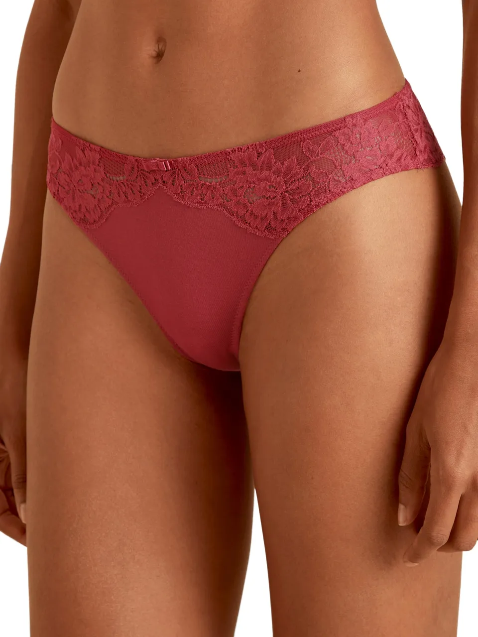 calida-natural-skin-modal-sense-slip-damen-pomegranate-red-modal image 1