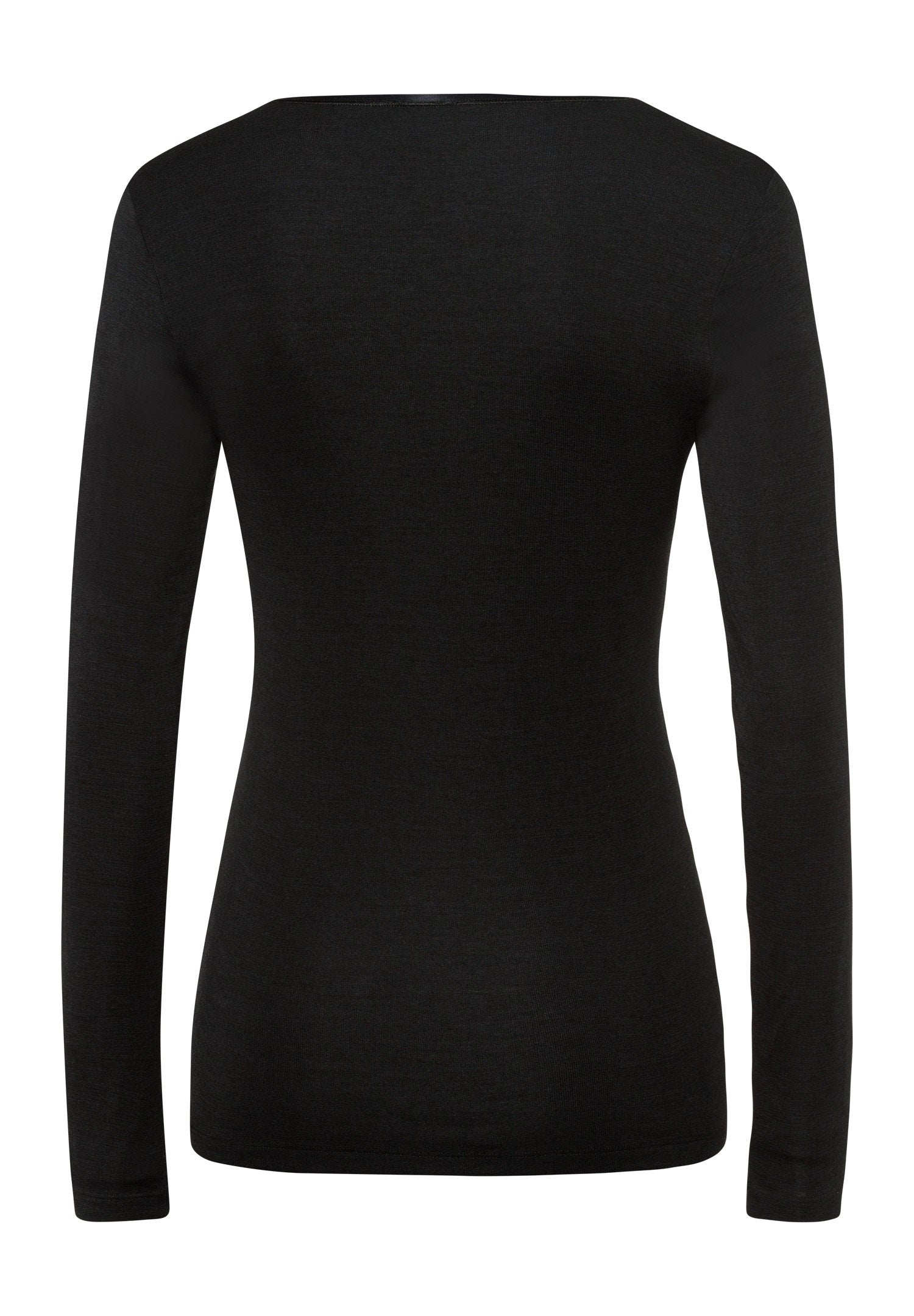 hanro-woolen-silk-shirt-langarm-schwarz-wolle-seide-top image 3