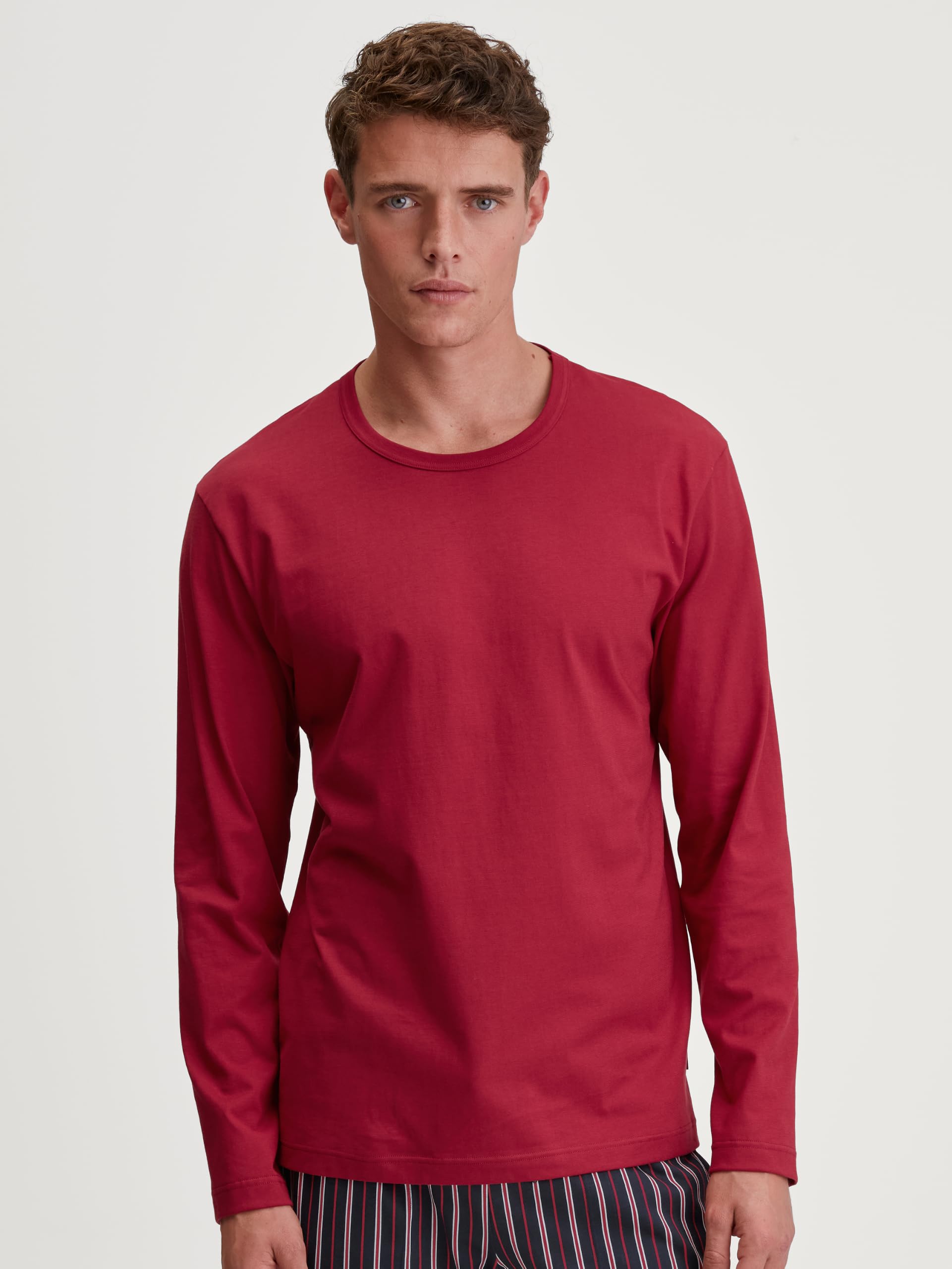 calida-remix-basic-sleep-langarmshirt-herren-baumwolle image 2