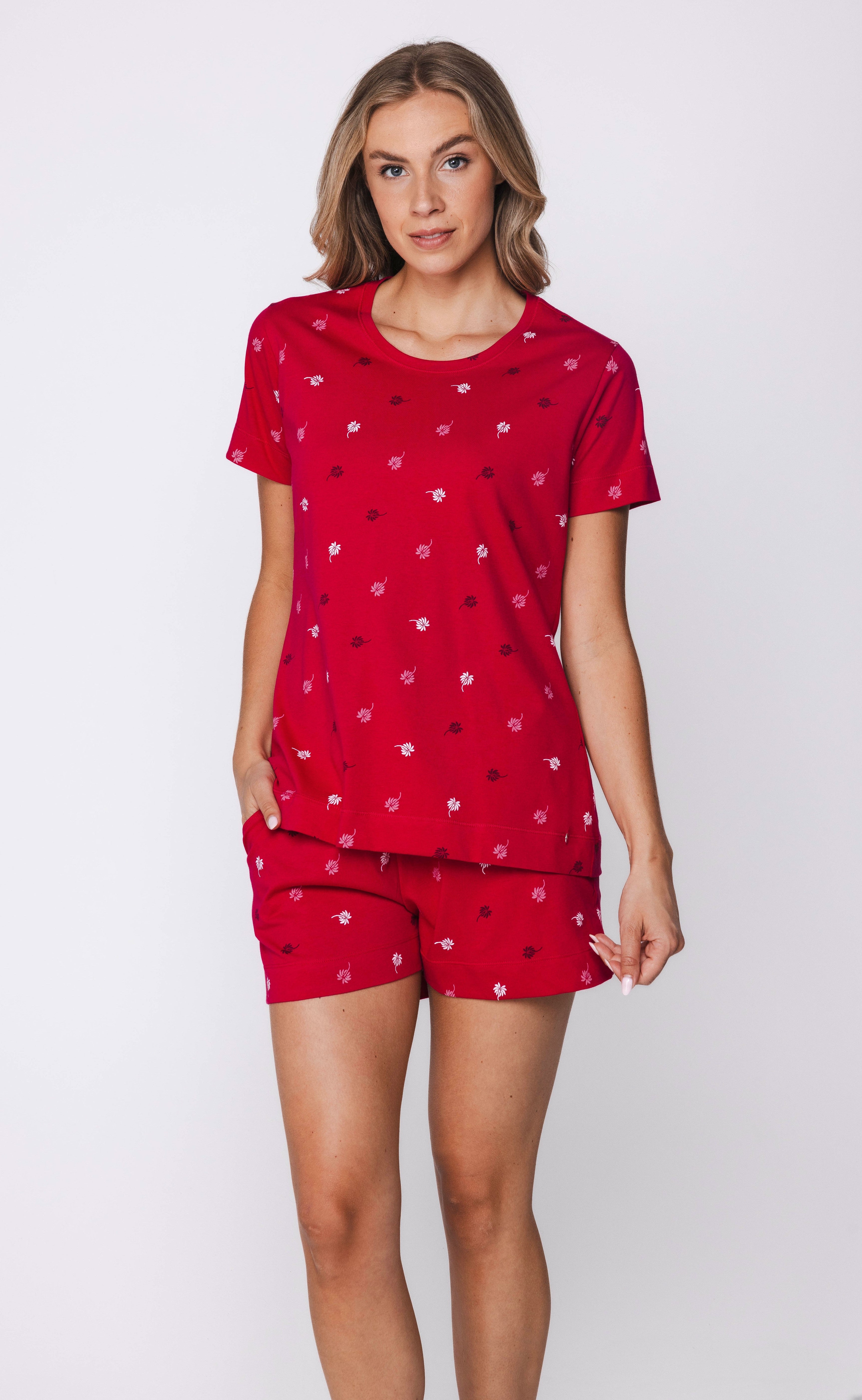 myrebelle-palm-springs-shortama-pink-palmen-bio-baumwolle image 5