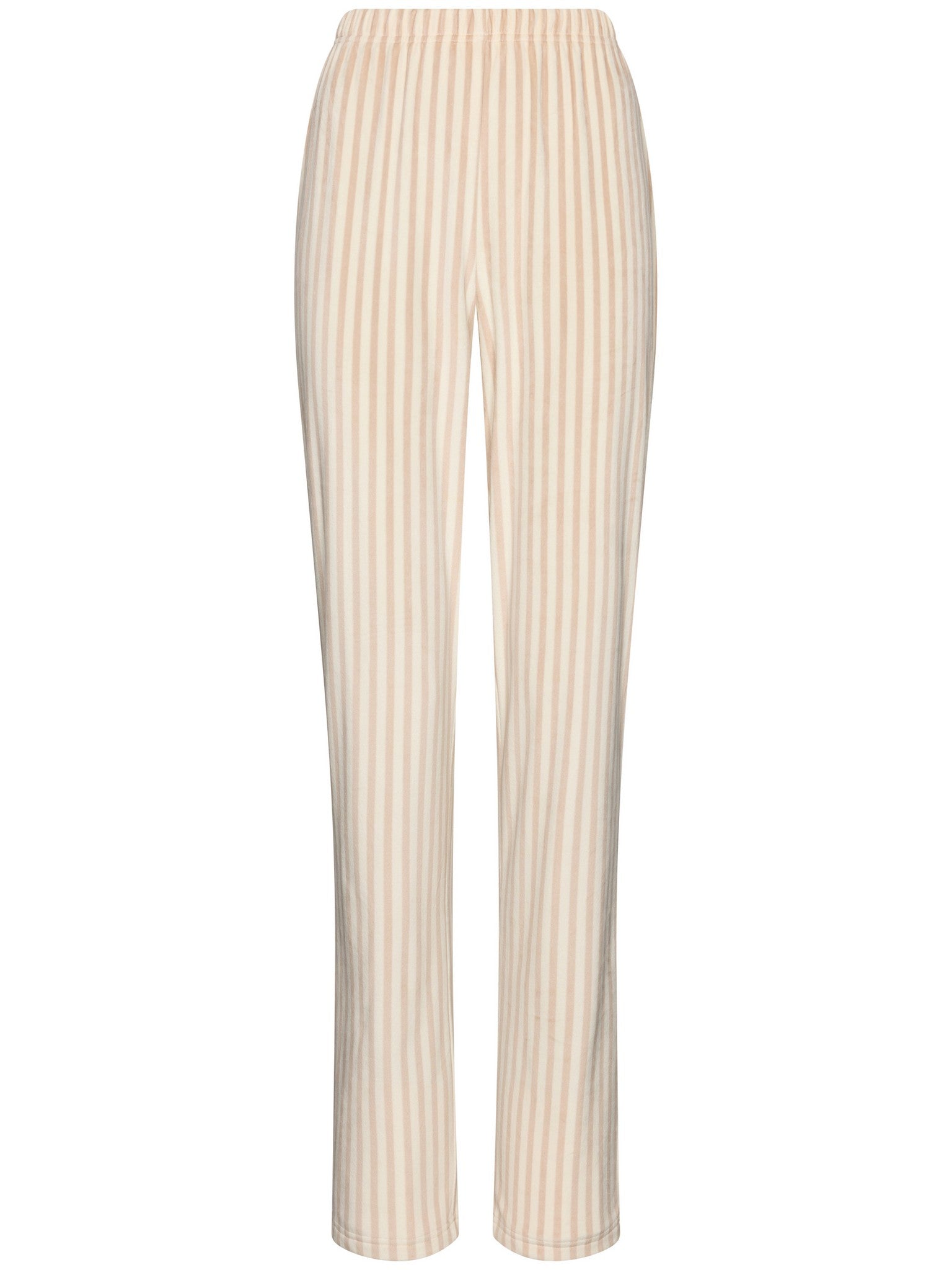 pastunette-softness-pyjama-beige-streifen-velours-fleece image 5