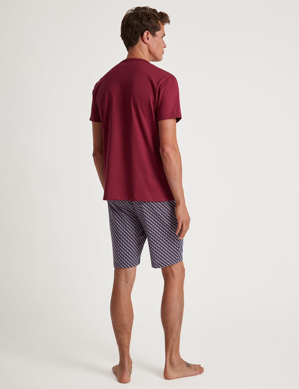 calida-relax-imprint-kurz-pyjama-herren-52-54-shorts image 3
