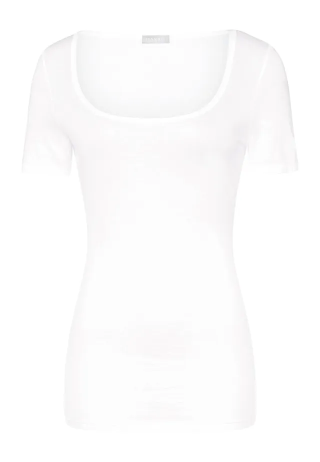 hanro-ultralight-071827-t-shirt-wei-kurzarm-cotton image 1