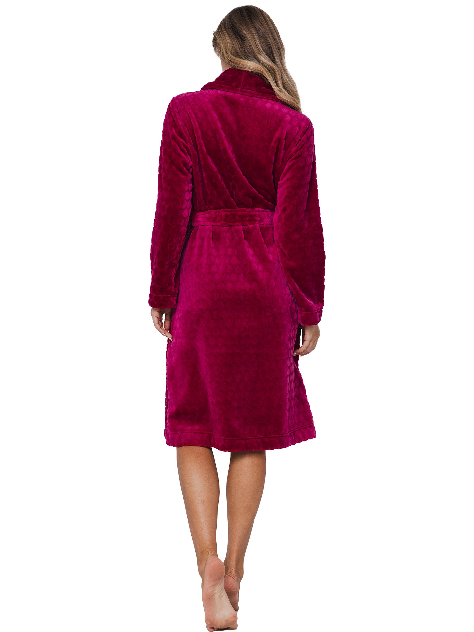 pastunette-sangria-nights-bademantel-bordeaux-fleece image 3