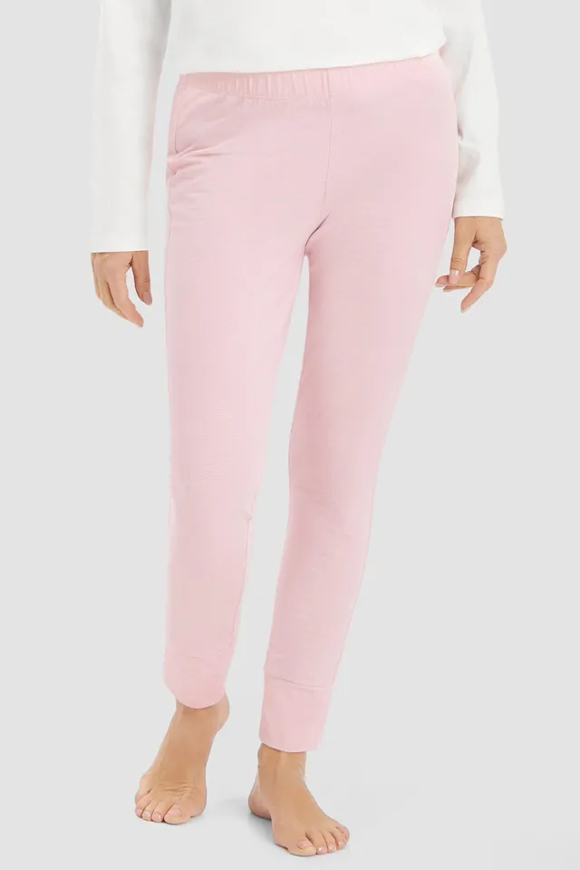 r-sch-be-happy-7-8-hose-ringeldruck-schlafhose-rosa image 1