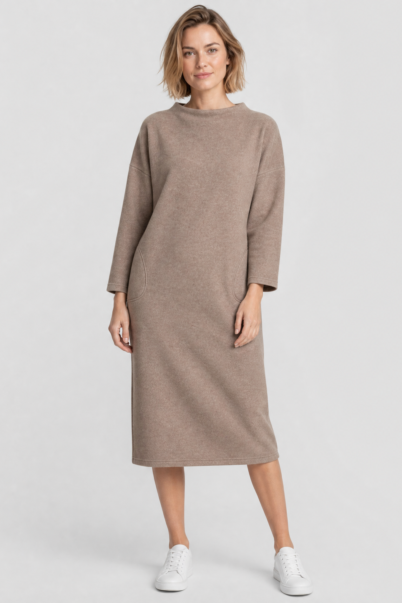 r-sch-be-happy-hauskleid-midi-braun-fleece-w-rmend image 1