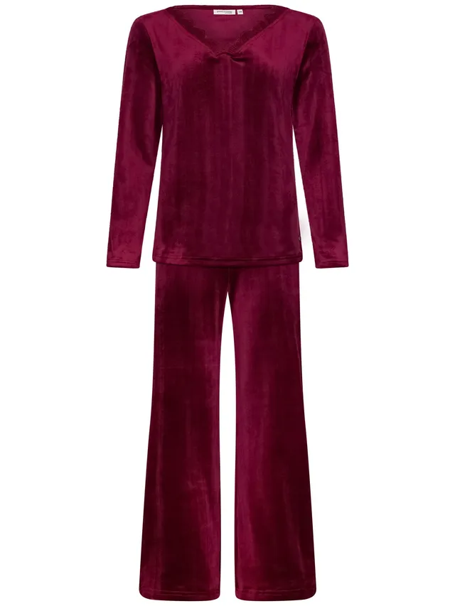 pastunette-premium-burgundy-dream-pyjama-bordeaux-velours image 1