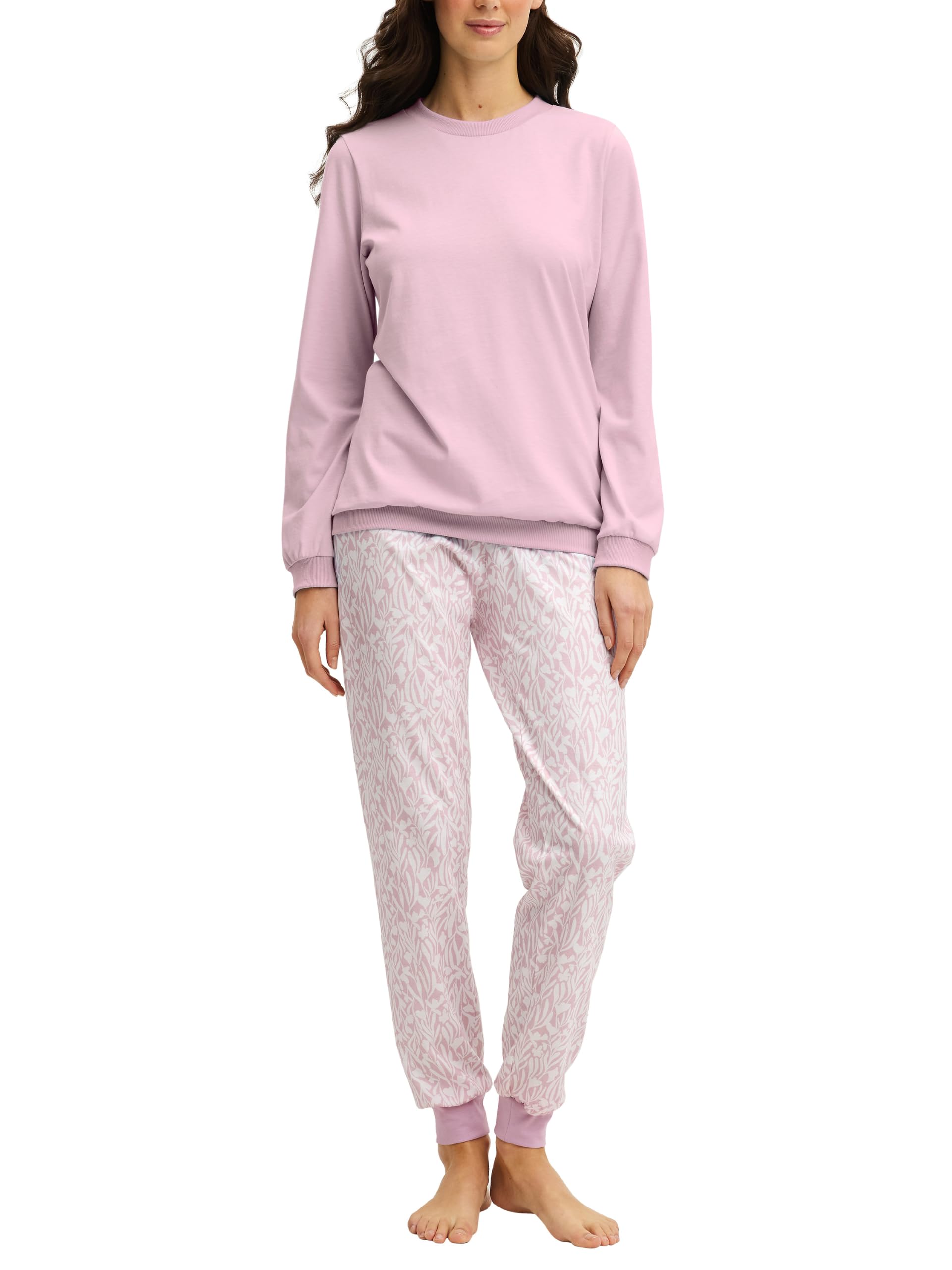 calida-blooming-nights-pyjamaset-damen-gr-44-46-mit-b-ndchen image 1