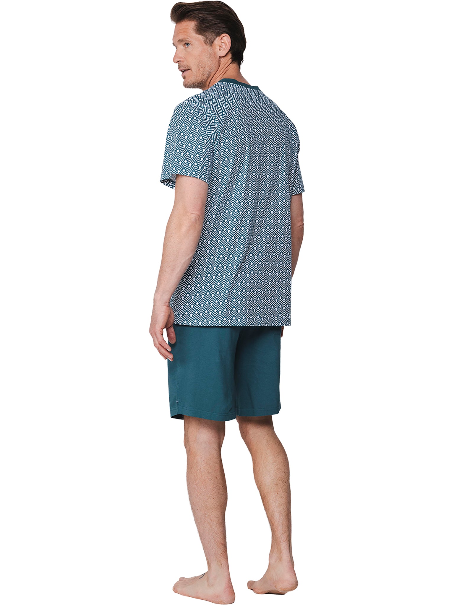 pastunette-green-motion-shortama-pyjama-gr-n-baumwolle image 4