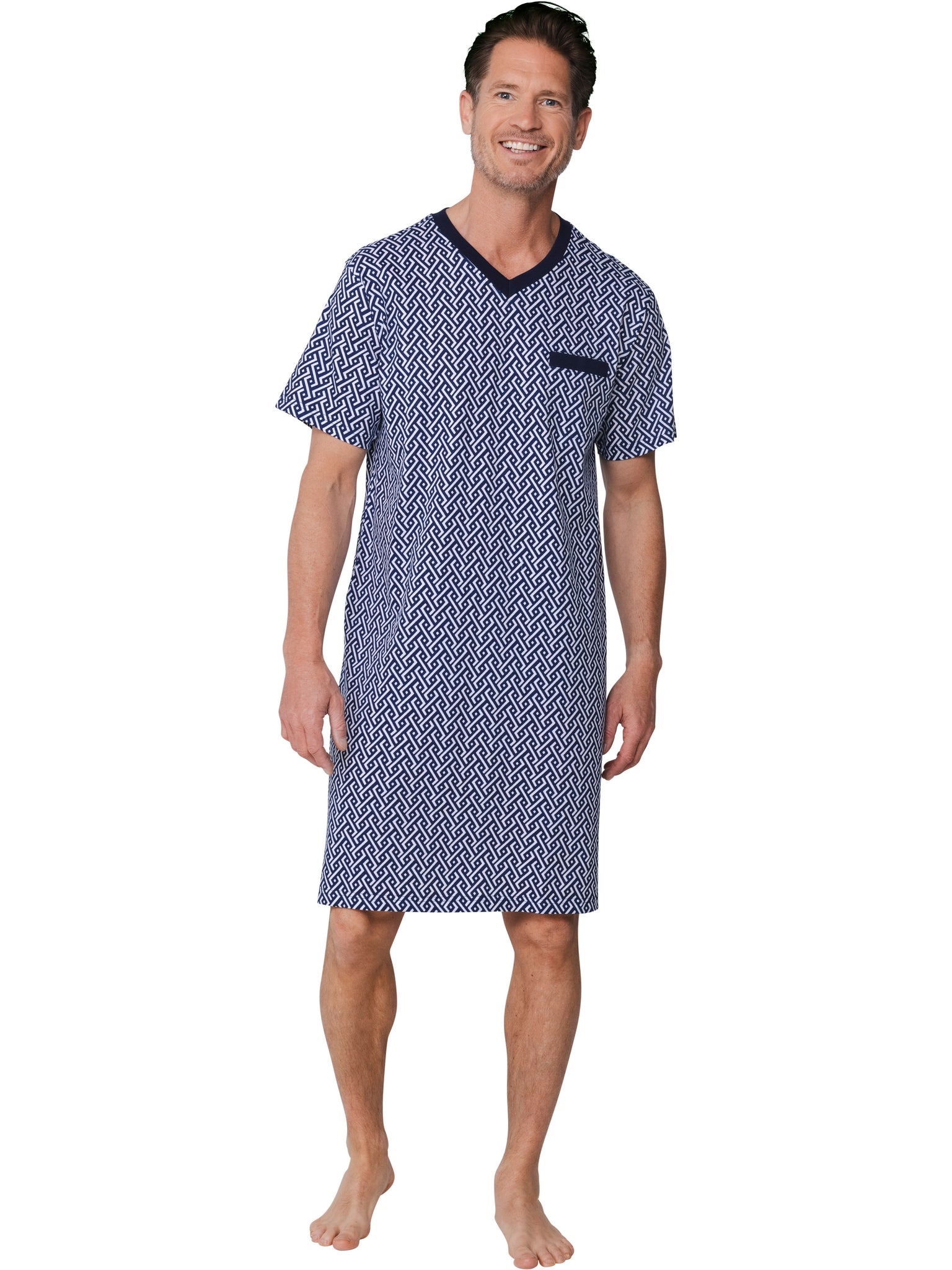 pastunette-blue-motion-nachtshirt-baumwolle-dunkelblau image 2