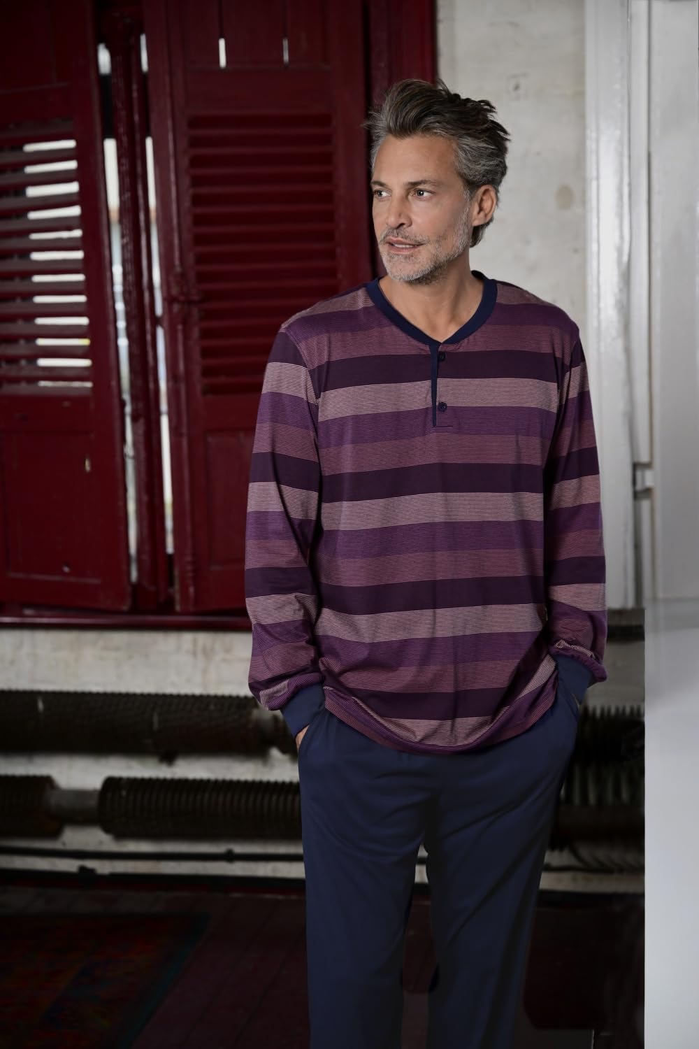 ringella-women-men-pyjama-strickb-ndchen-langarm image 2
