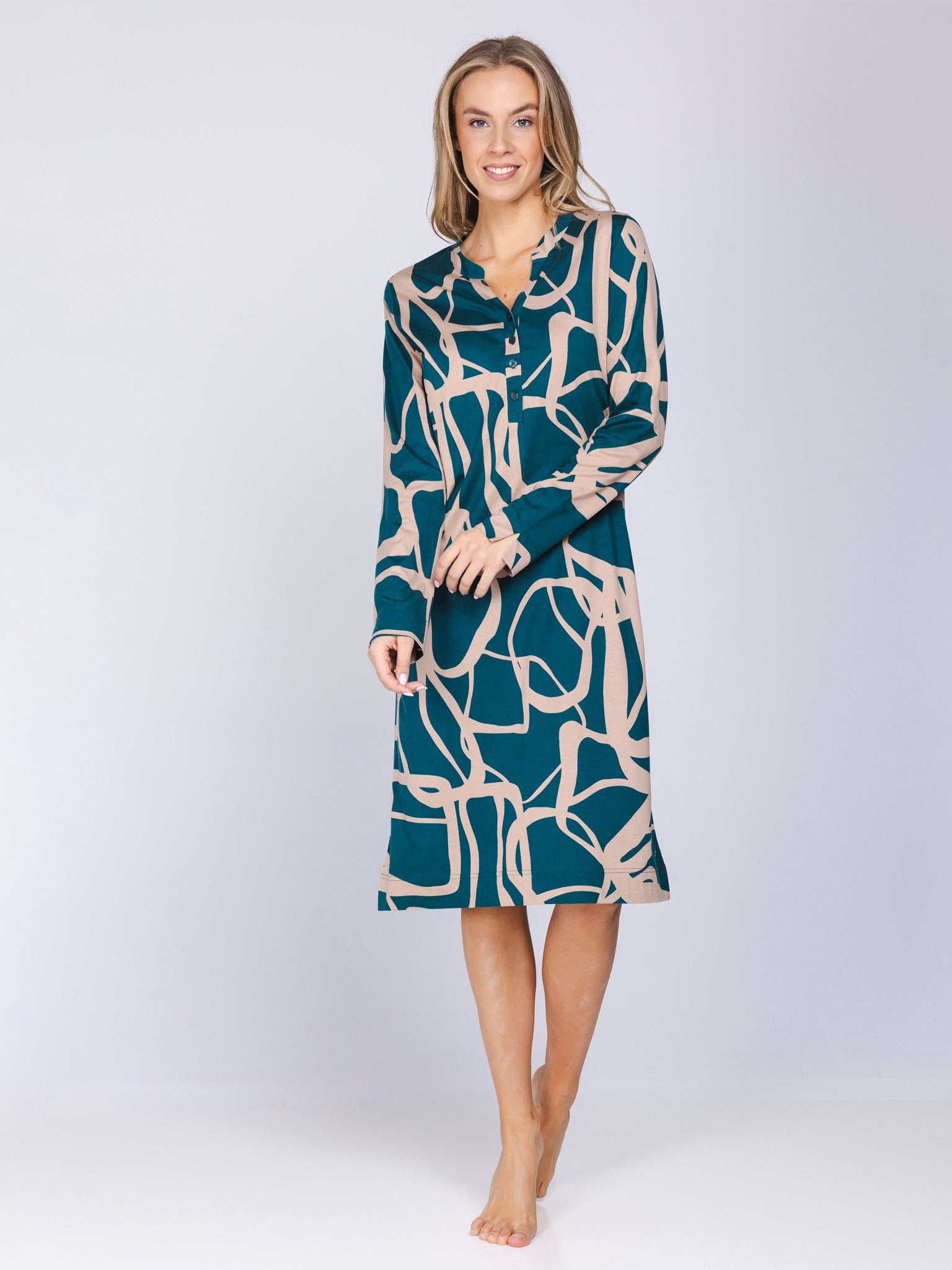 pastunette-premium-couture-nachthemd-gr-n-langarm-modal image 2
