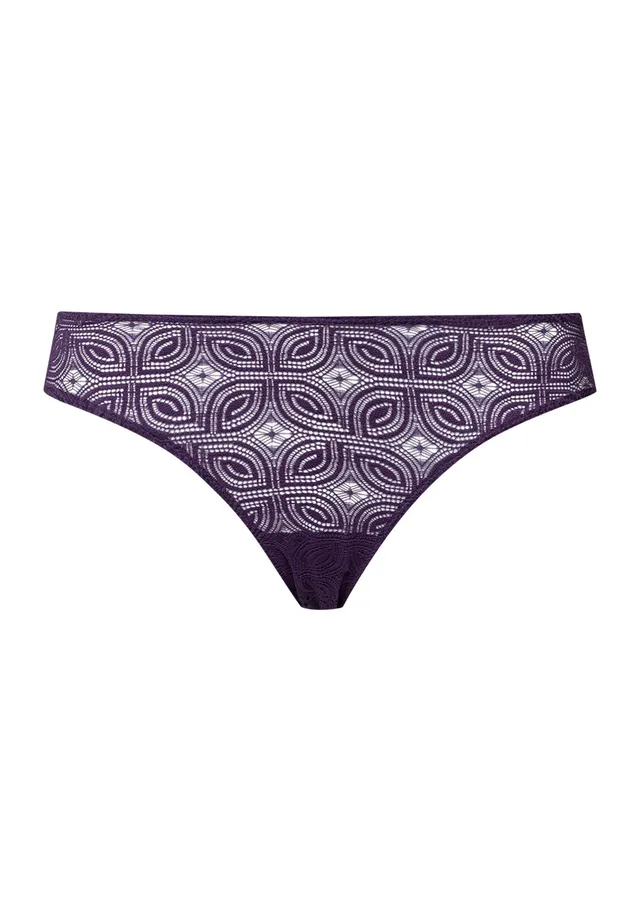 hanro-ruby-mini-briefs-slip-amethyst-spitze-nahtlos image 1