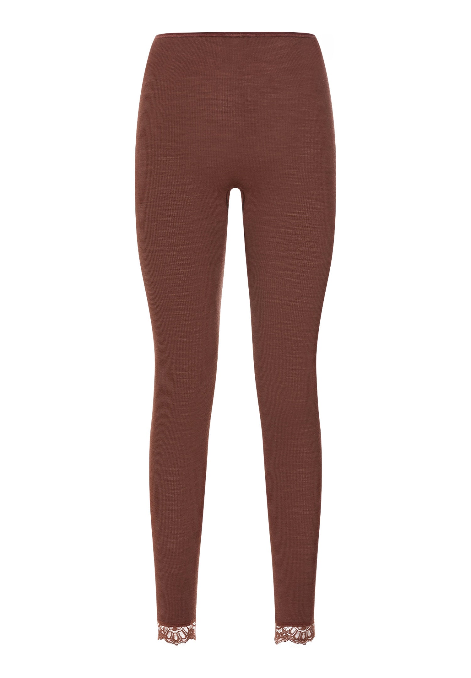 hanro-woolen-lace-leggings-wolle-seide-cinnamon image 3