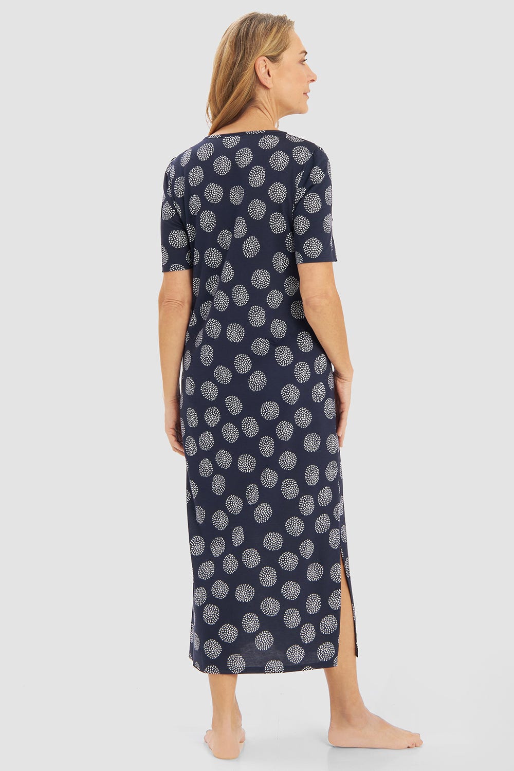 r-sch-be-happy-nachthemd-maxi-punktemuster-blau-langarm-125-cm image 3