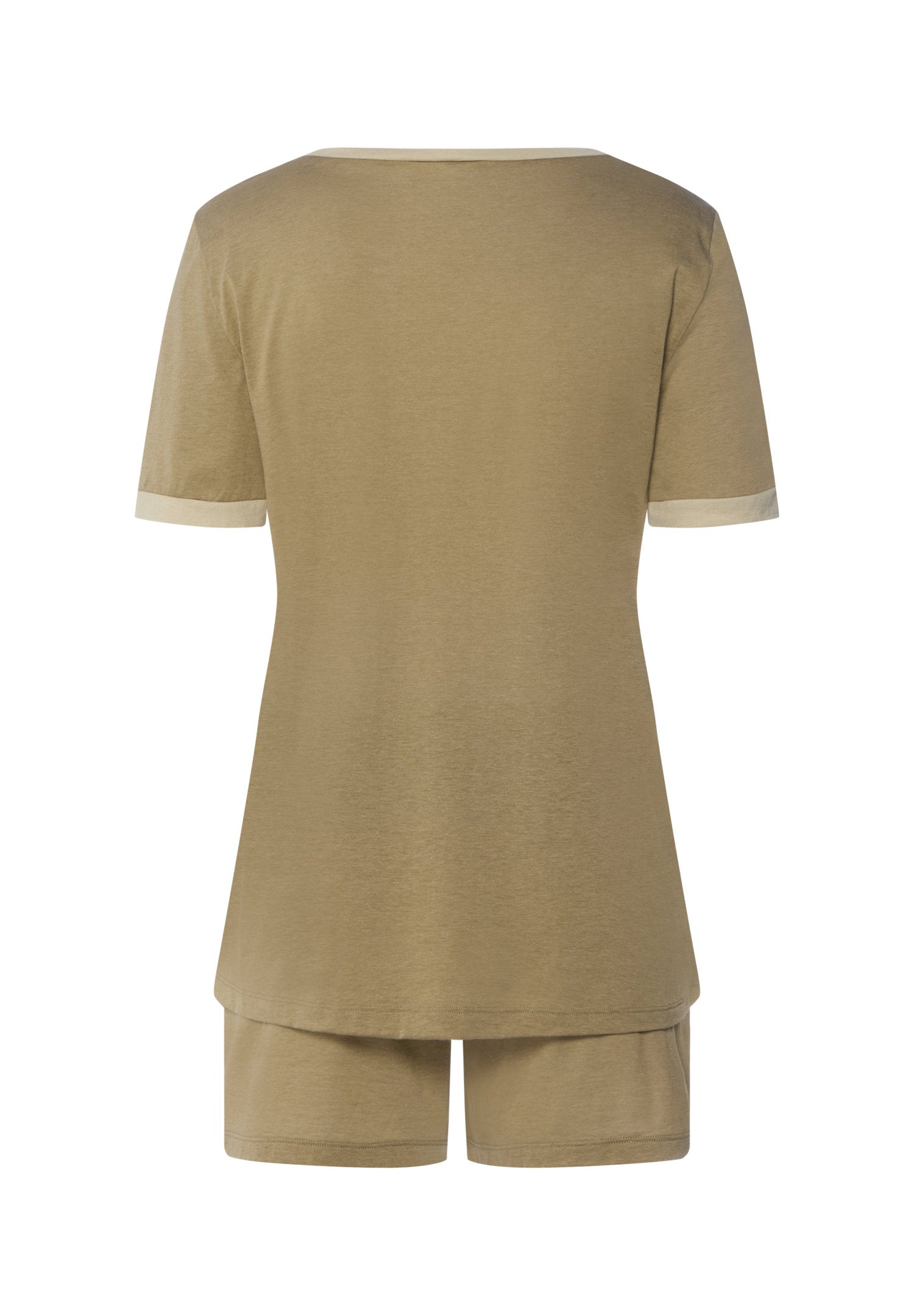 hanro-laura-kurzpyjama-gr-n-modal-baumwolle-set image 3