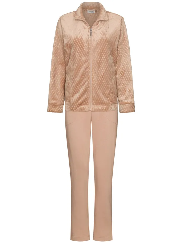 pastunette-premium-couture-hausanzug-beige-fleece image 1