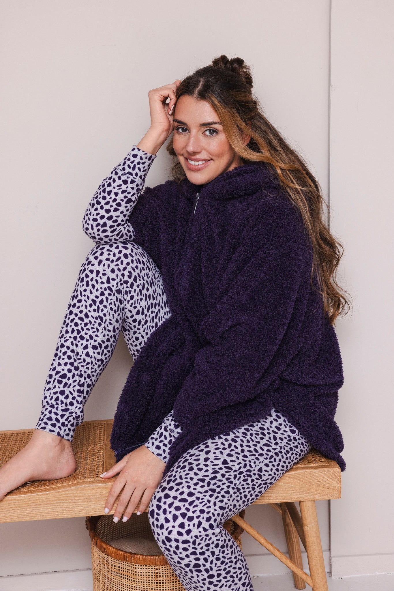 pastunette-purple-pebbles-weste-lila-one-size-lounge image 2
