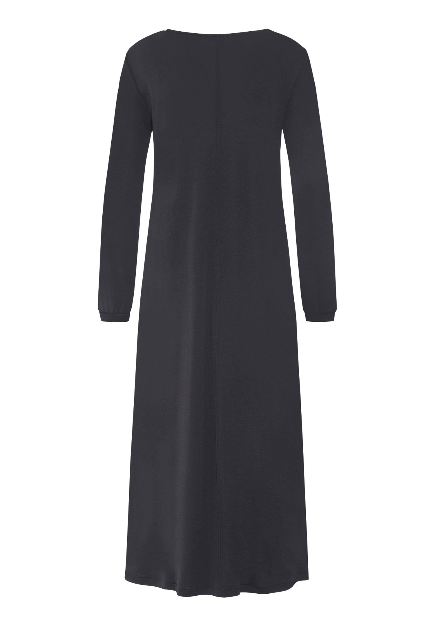 hanro-franca-l-slv-nightdress-130cm-nachthemd-phantom image 4