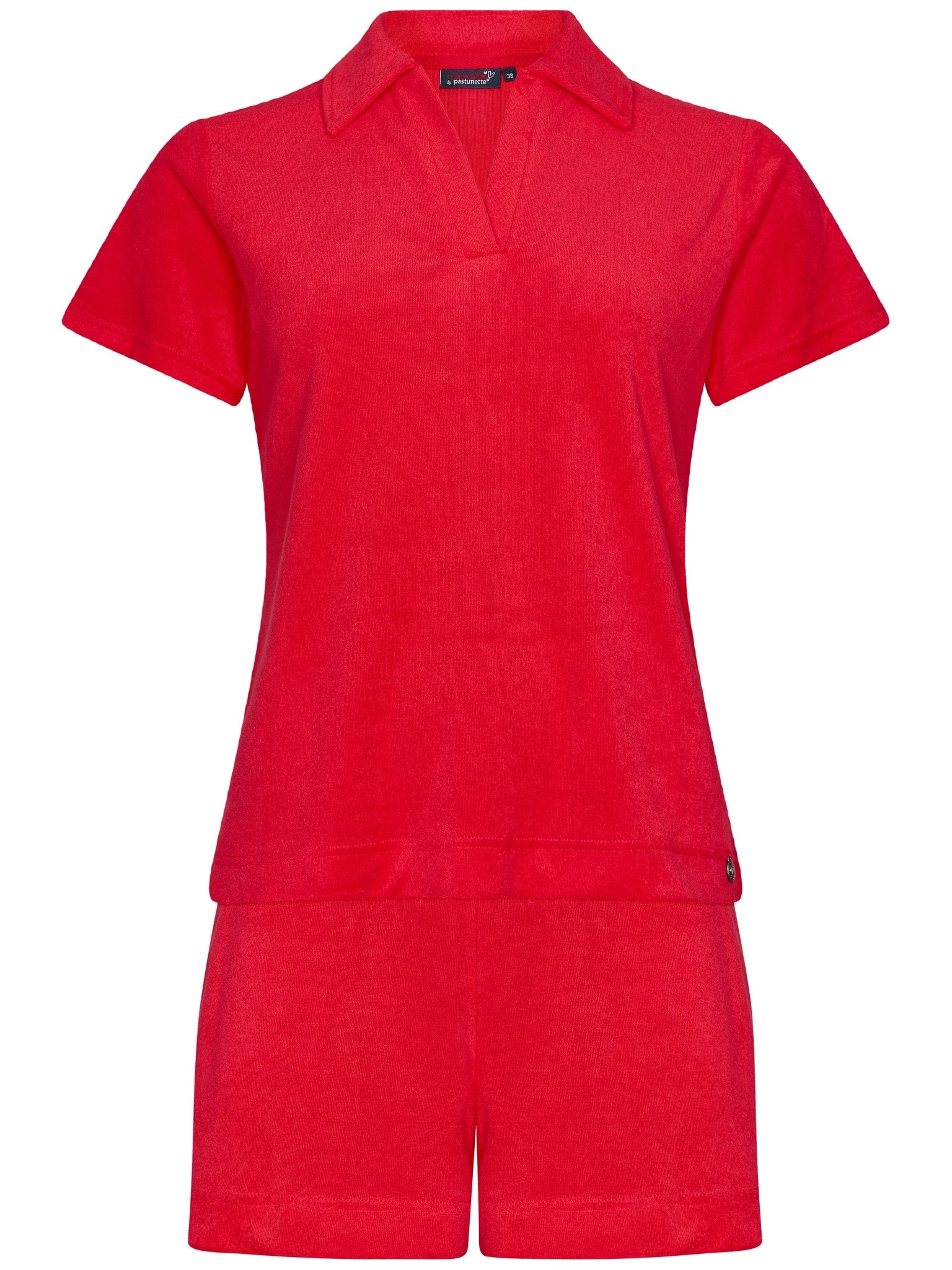 rebelle-coral-coast-shortama-korallrot-bio-baumwolle-frottee image 1