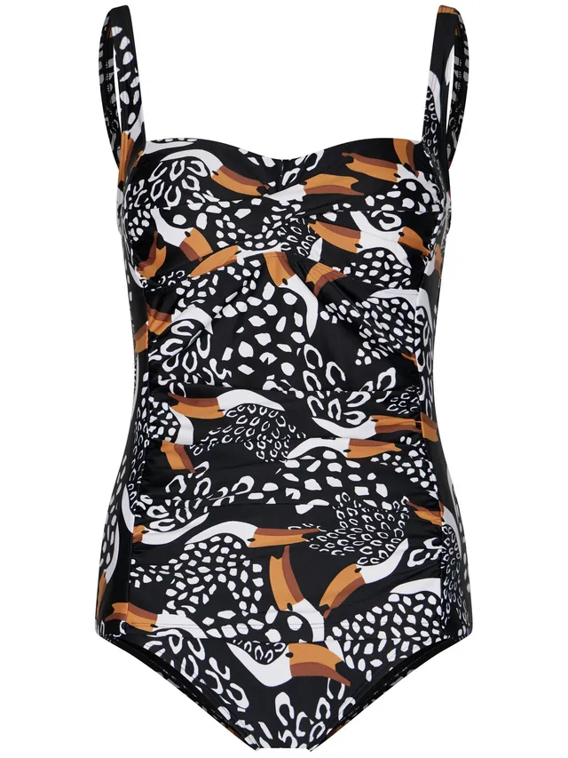 pastunette-tropic-toucan-tankini-schwarz-soft-cups-gr-38-50 image 1