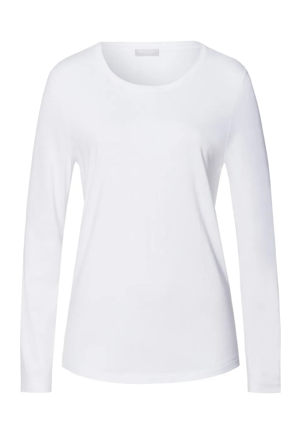 hanro-sleep-lounge-langarmshirt-074844-shirt-wei image 1