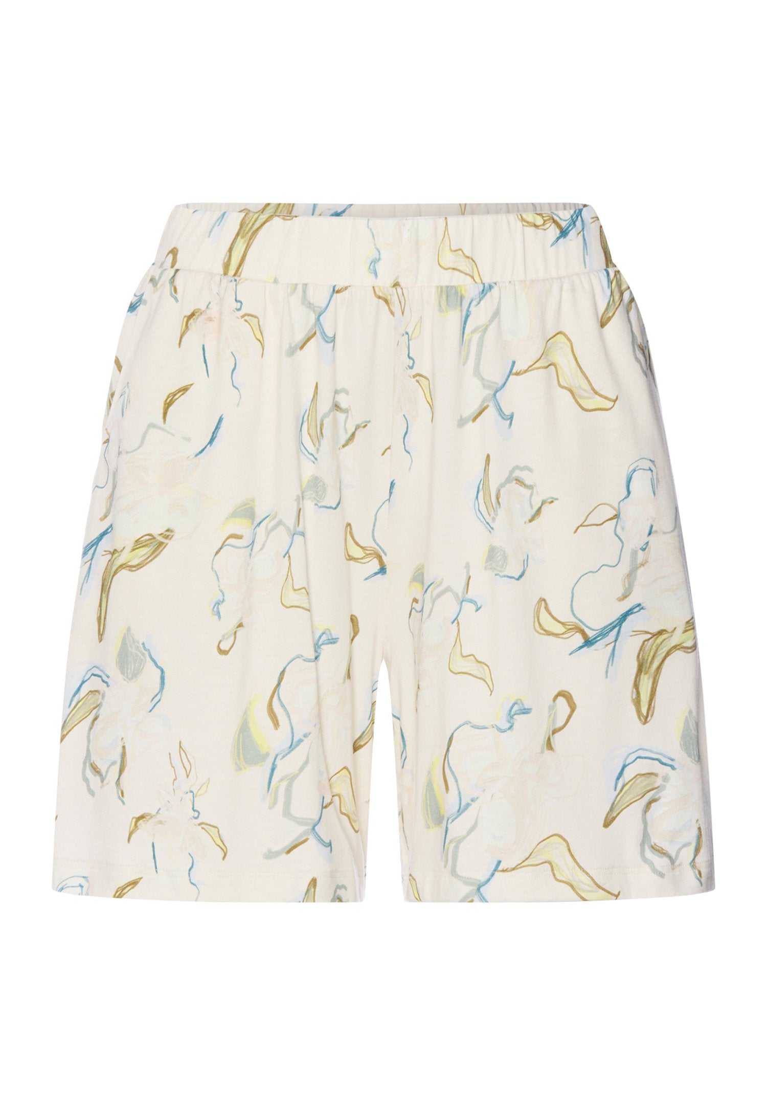 hanro-sleep-lounge-short-pants-shorts-flowing-paint-tencel image 1