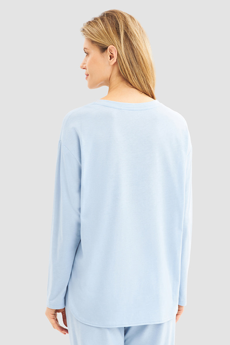 r-sch-be-happy-good-vibes-only-shirt-langarm-damen-blau image 3