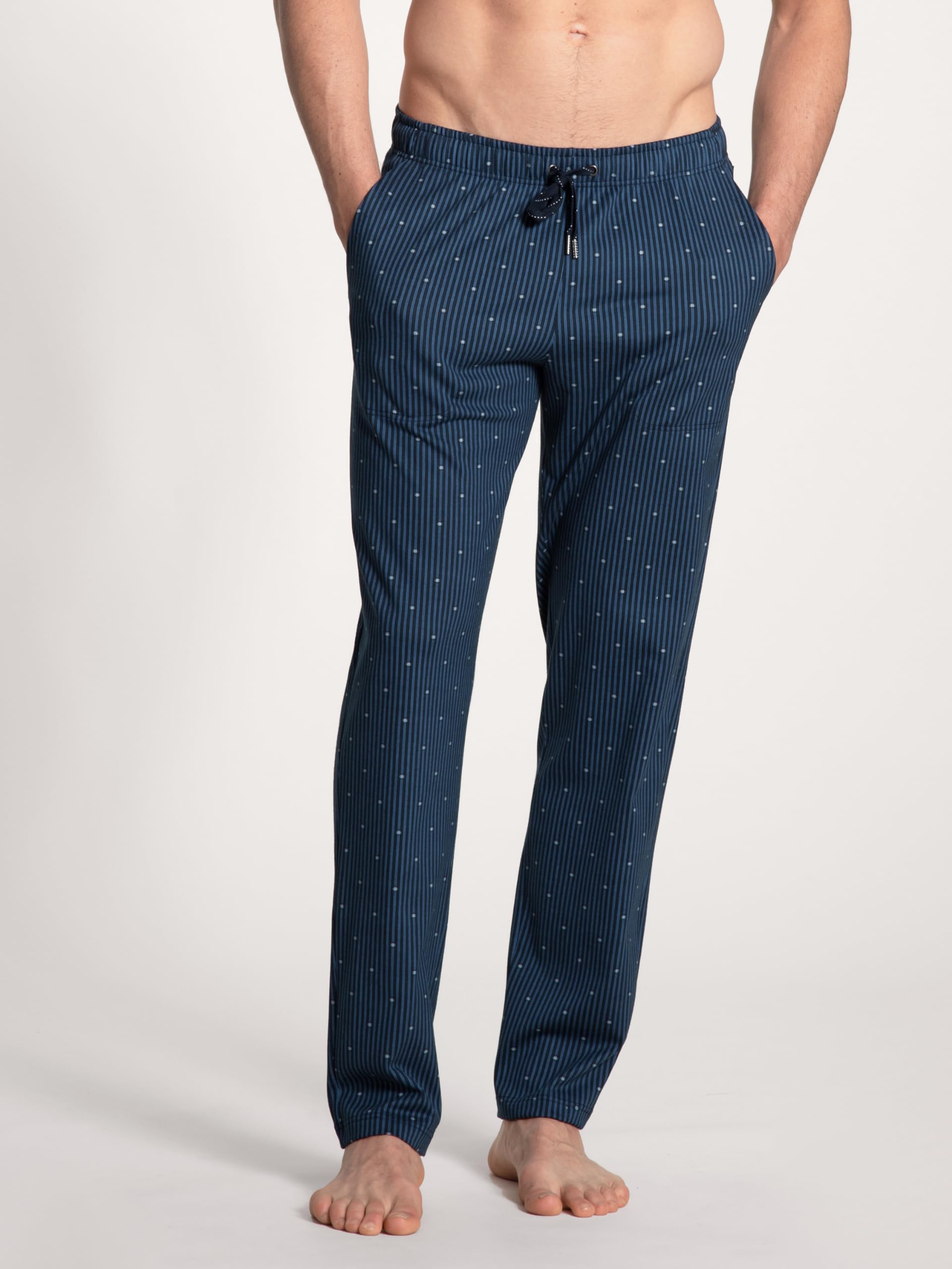 calida-remix-basic-sleep-hose-herren-indian-blue-baumwolle image 2