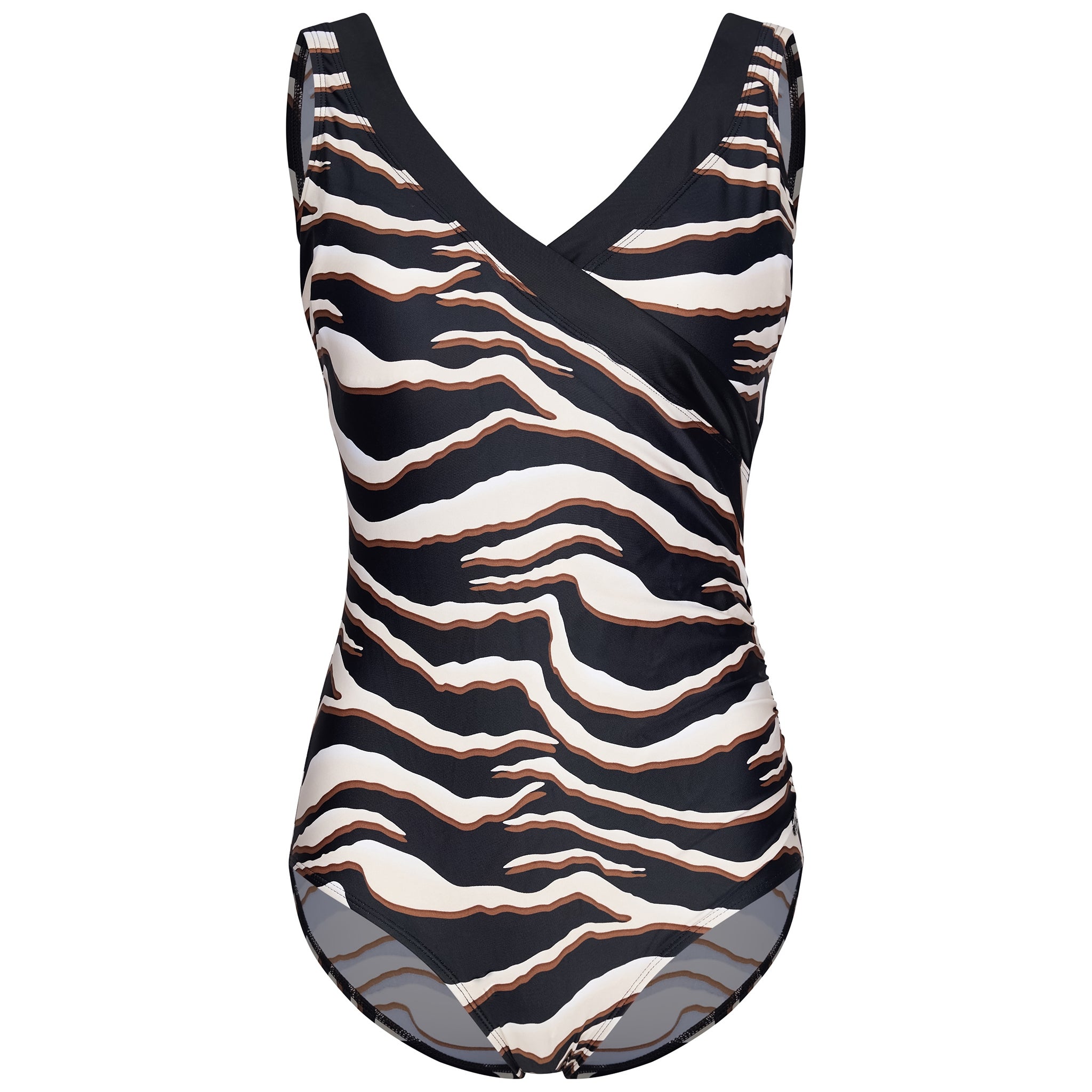pastunette-beach-zebra-badeanzug-ecru-recyceltes-polyamid image 1