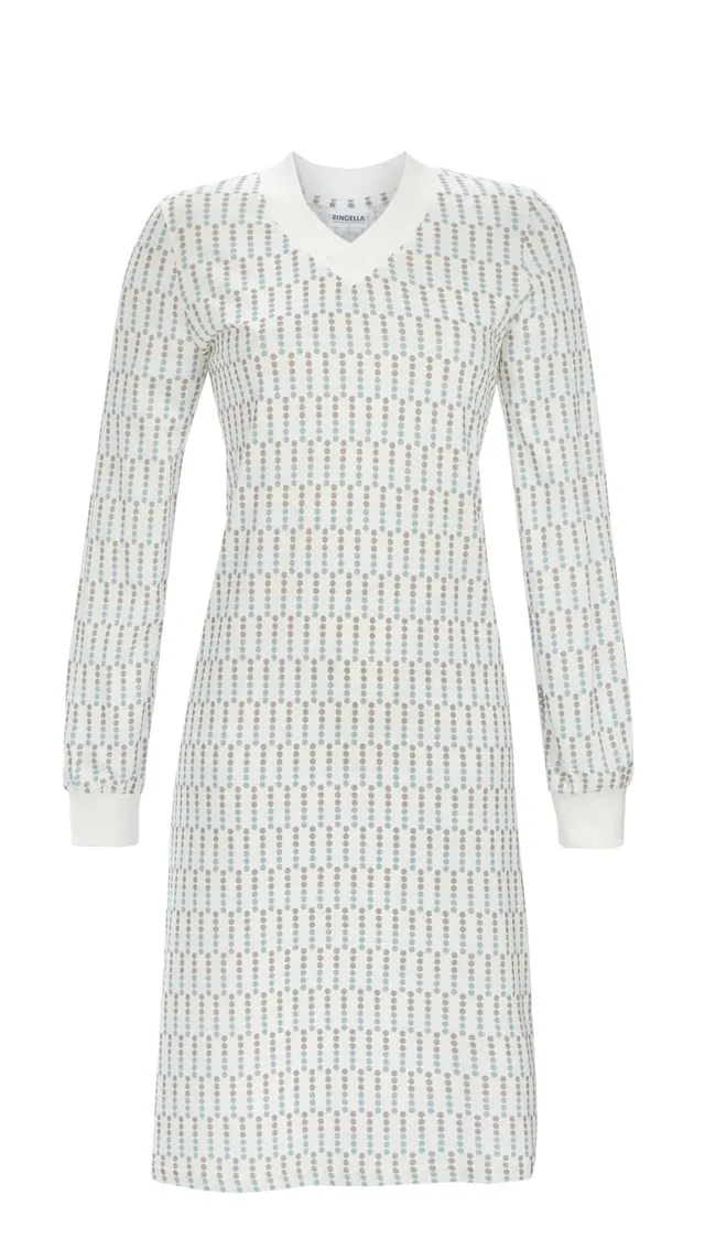 ringella-sleepshirt-v-ausschnitt-damen-nachthemd-baumwolle image 1