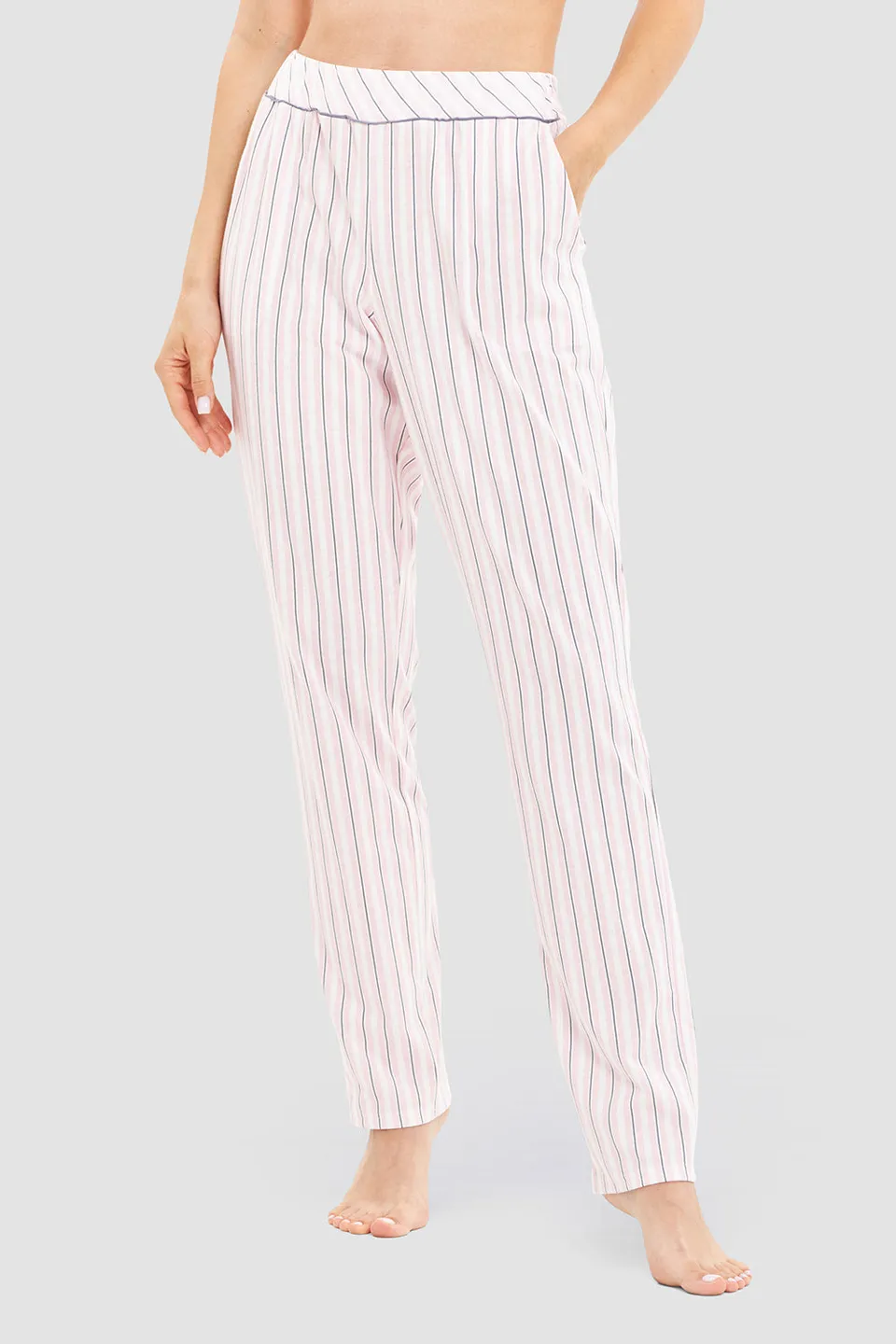 r-sch-be-happy-pyjamahose-rosa-streifendruck-taschen image 1