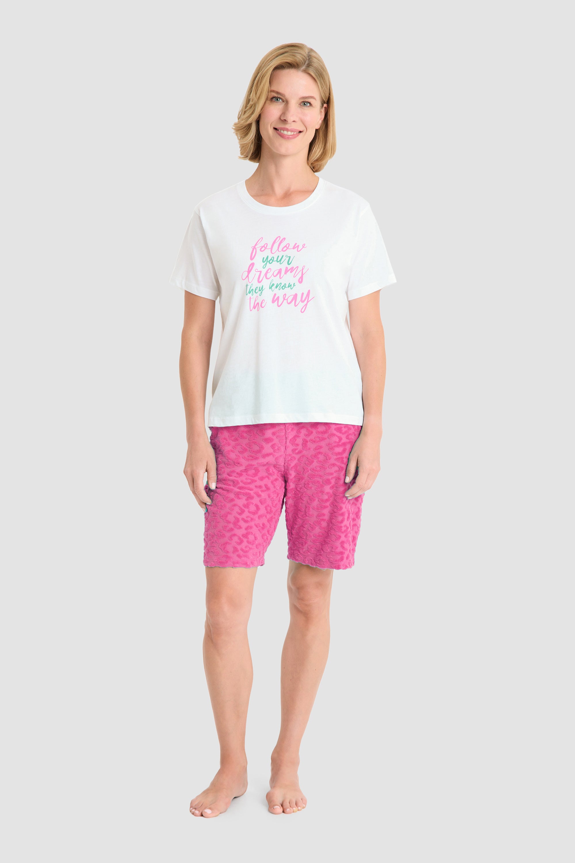 r-sch-be-happy-bermuda-frottee-leo-damen-pink-taschen image 4