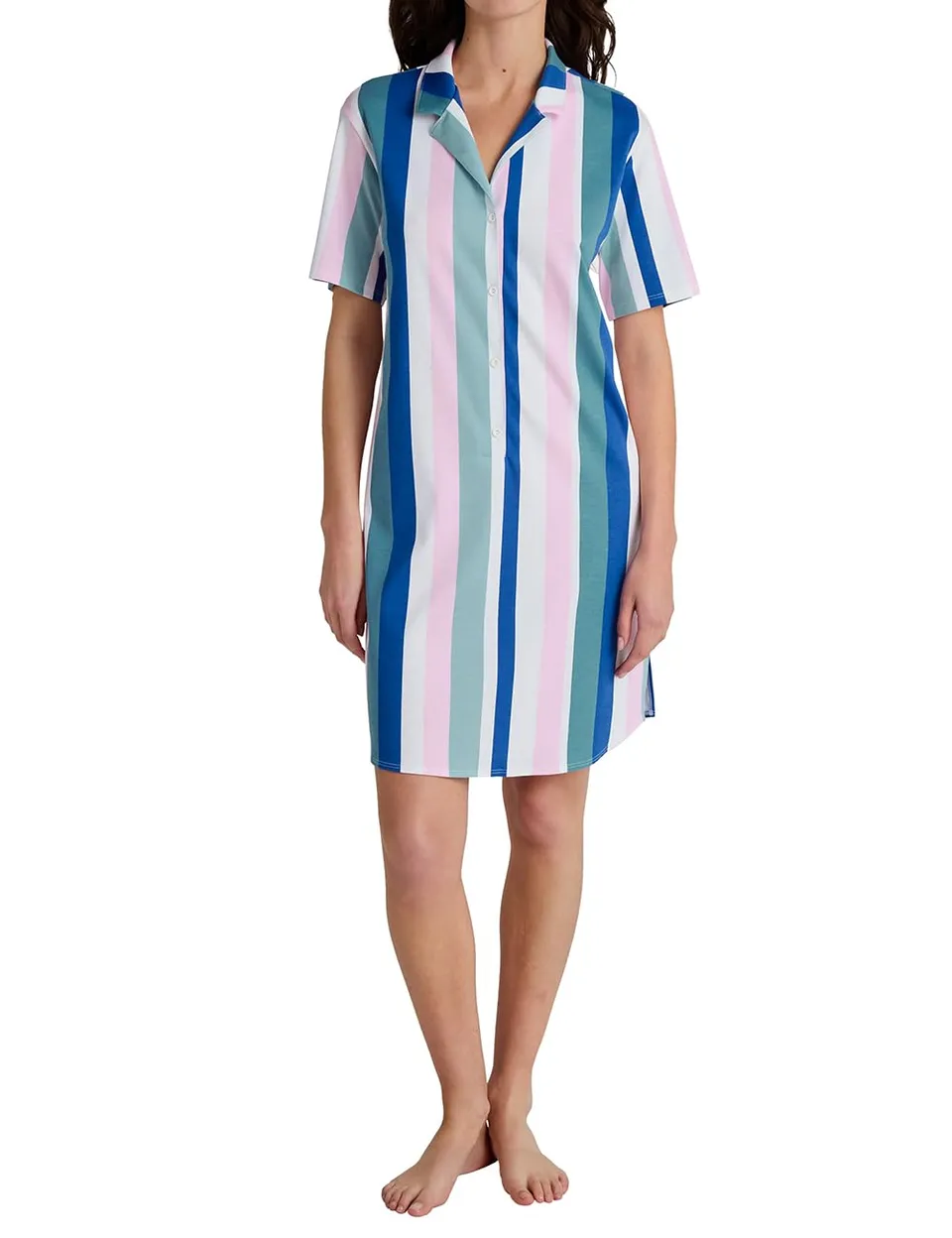 calida-favourites-nachthemd-damen-kurzarm-95-cm-baumwolle image 1