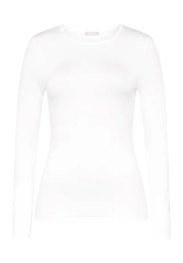 hanro-soft-touch-langarmshirt-wei-micromodal-damen image 1