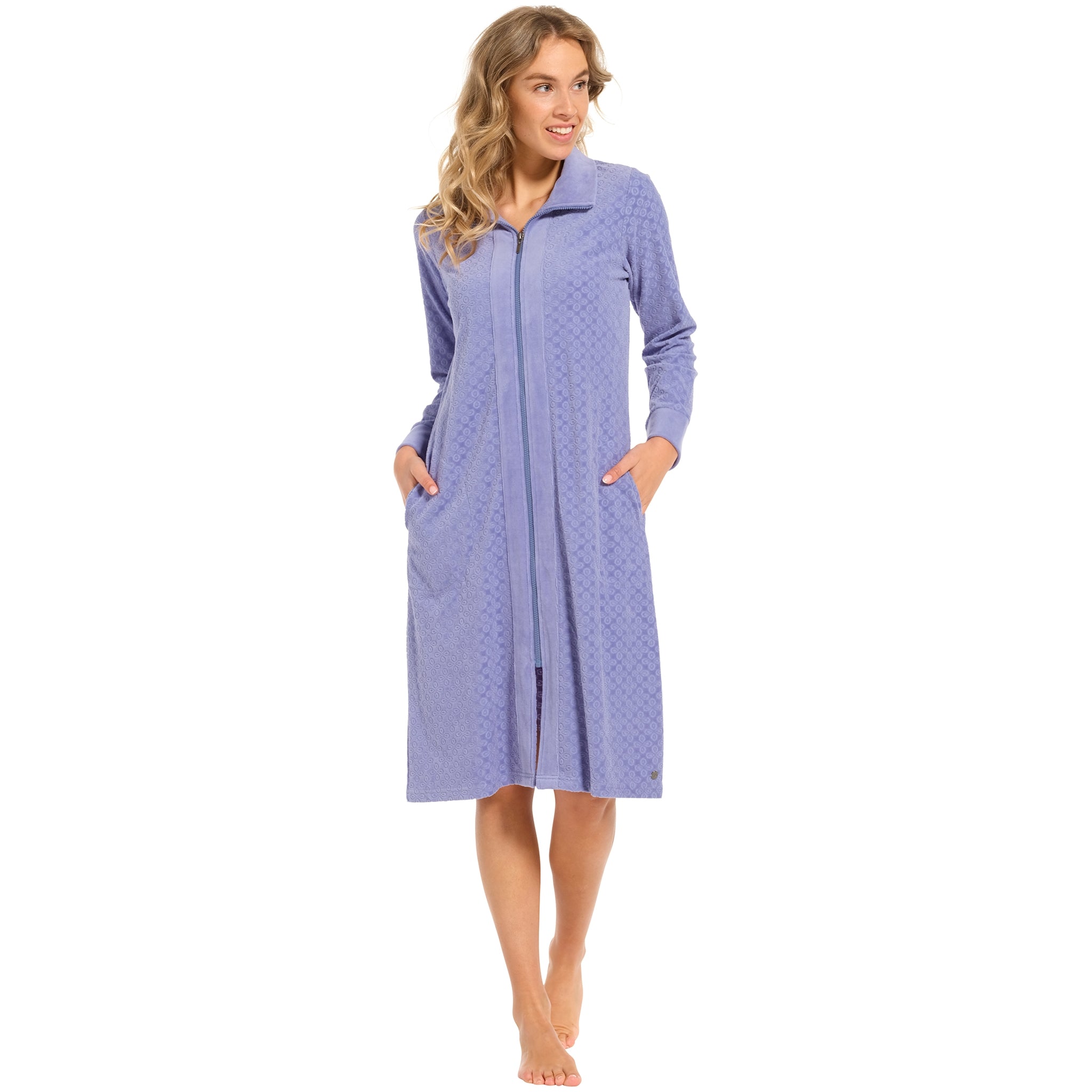 pastunette-deluxe-morgenmantel-softly-blue-velours-rei-verschluss image 2
