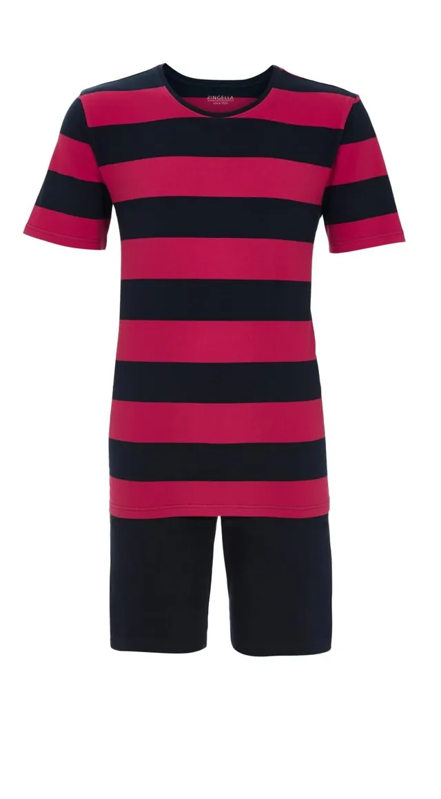 ringella-women-men-herren-shorty-stretch-rundhals-kurzpyjama image 1
