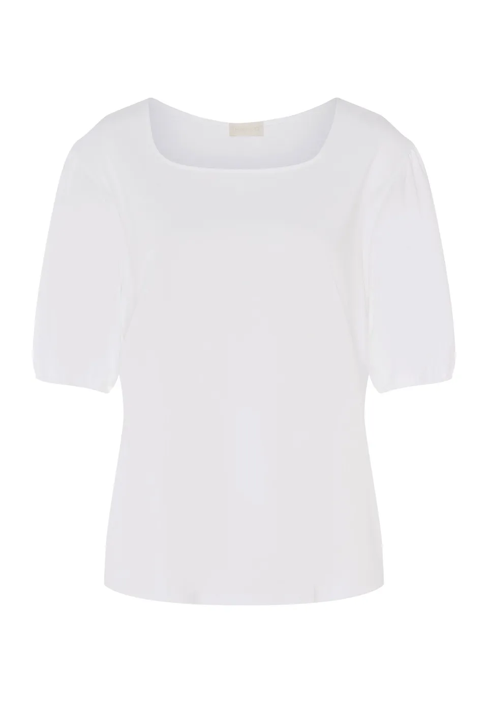 hanro-natural-shirt-s-slv-shirt-t-shirt-wei-bio-baumwolle image 1