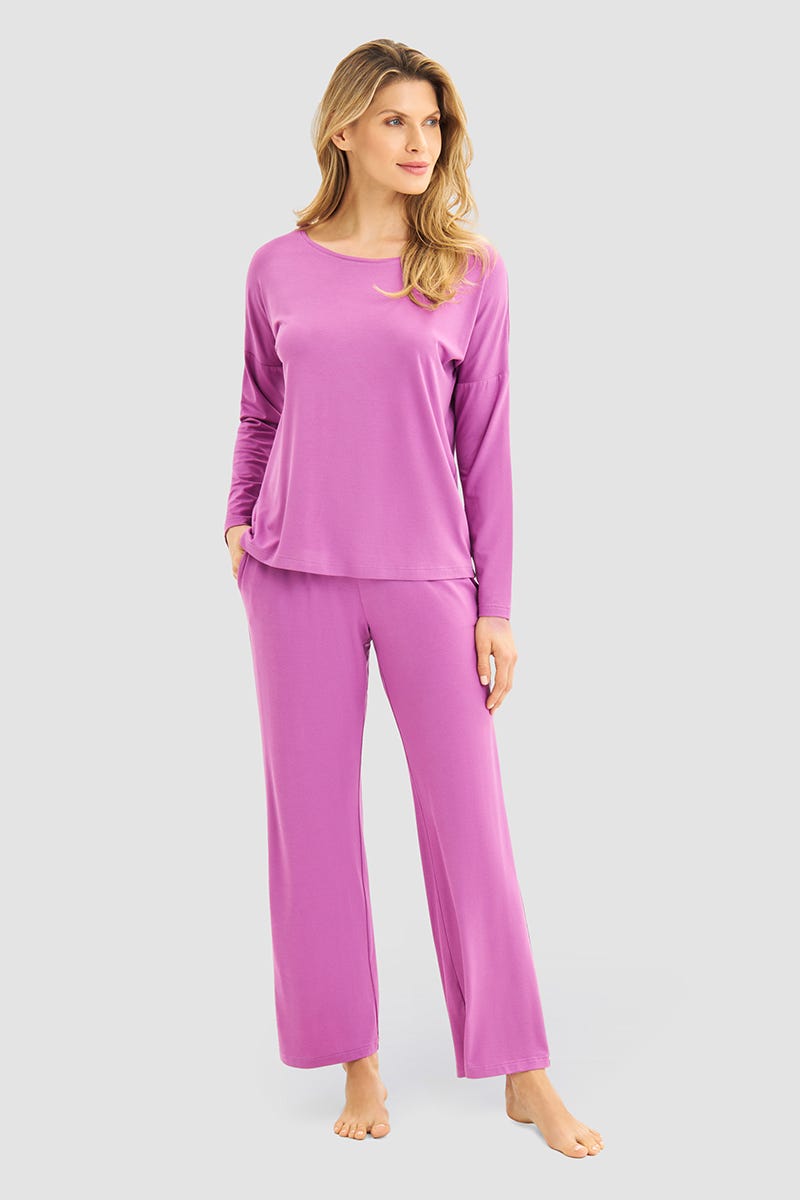 r-sch-be-happy-hose-lang-pink-viskose-gummibund image 4