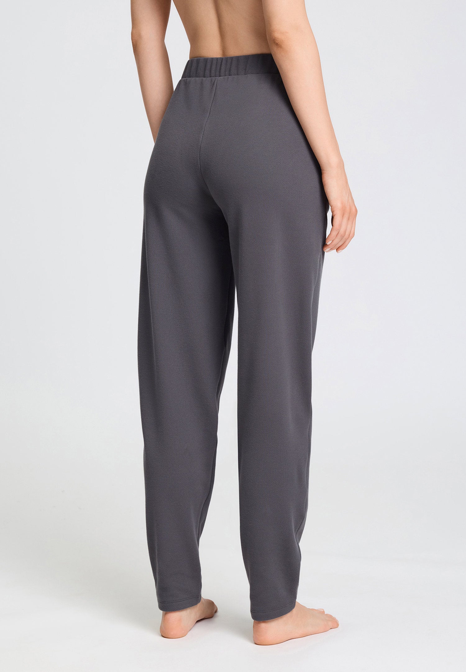hanro-easy-wear-lounge-hose-lang-dunkelbraun-damen image 4